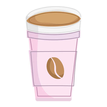 disposable cup of coffeeのイラスト素材