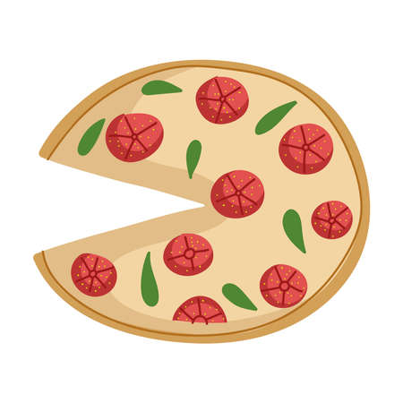 pizza fast foodのイラスト素材