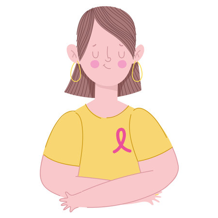 woman cancer survivorのイラスト素材