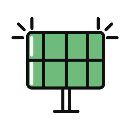 panel solar of green color