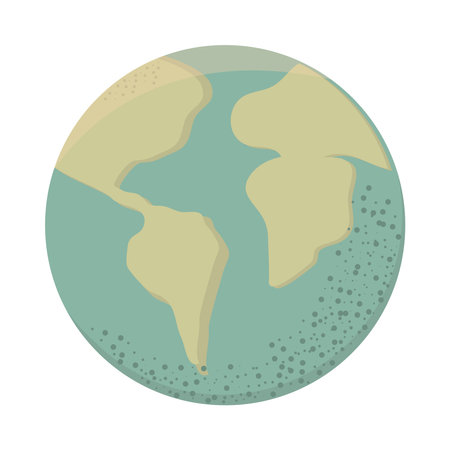 green world planet earthのイラスト素材