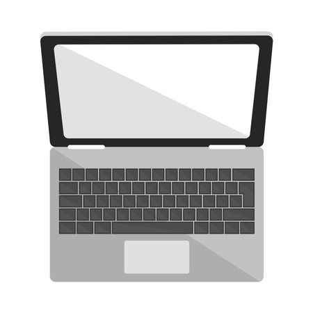 laptop keyboard technologyのイラスト素材