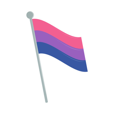 flag rainbow decorationのイラスト素材