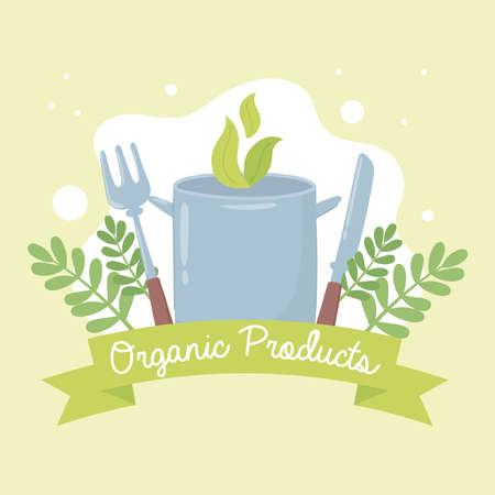 organic products designのイラスト素材