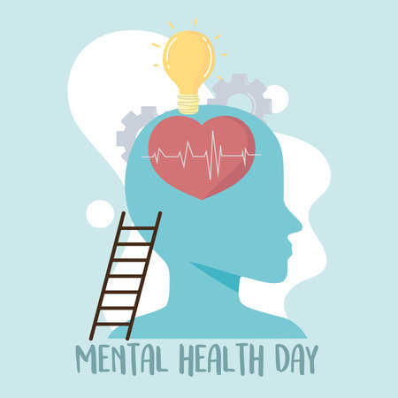 mental health and careのイラスト素材