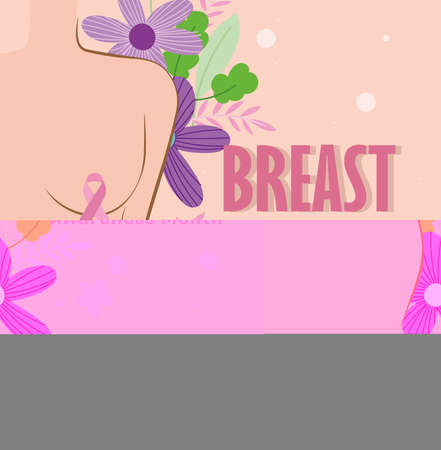 breast cancer awareness monthのイラスト素材