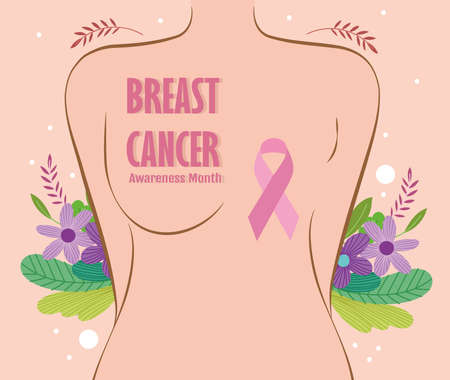 breast cancer awareness monthのイラスト素材