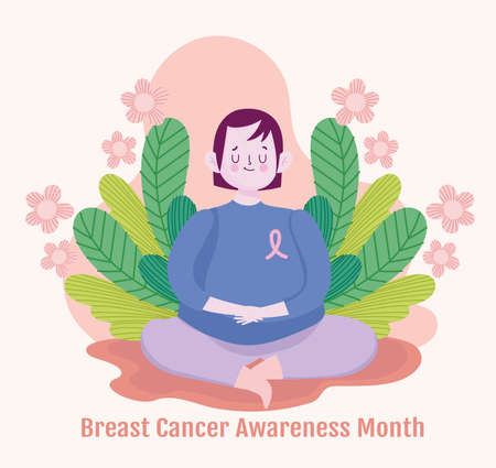 breast cancer awareness monthのイラスト素材