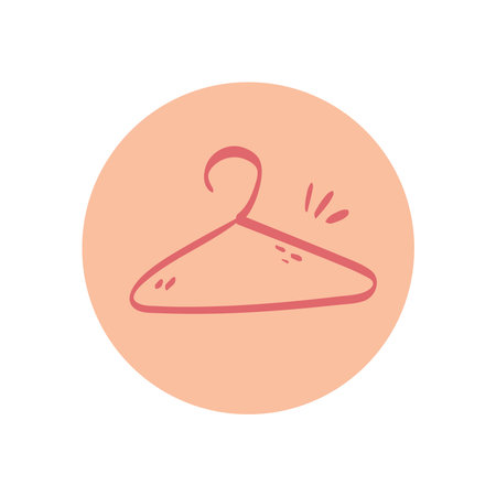 hanger of clothesのイラスト素材