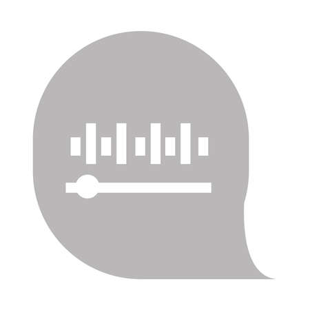 voice equalizer volumeのイラスト素材
