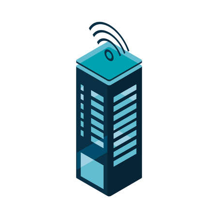 smart building wifiのイラスト素材