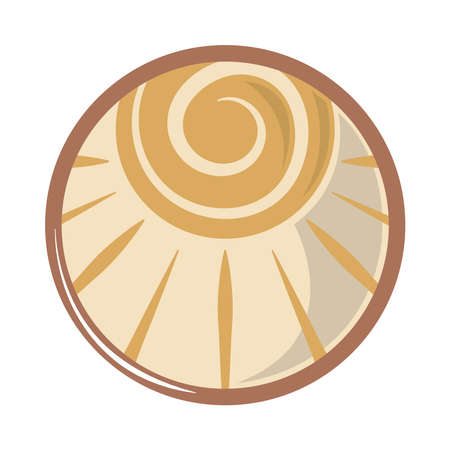 sun summer badgeのイラスト素材