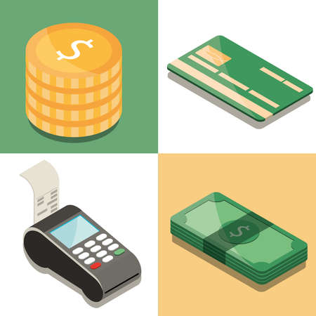 payment money ecommerceのイラスト素材