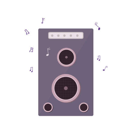 speaker music soundのイラスト素材