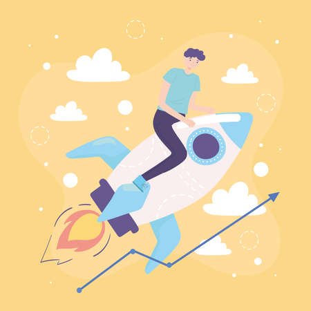 start up businessのイラスト素材