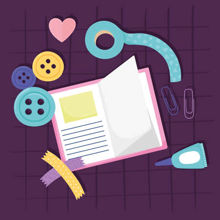 tools for handmade craftのイラスト素材