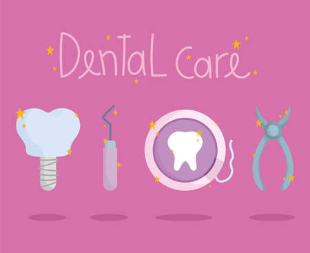 dental care cardのイラスト素材