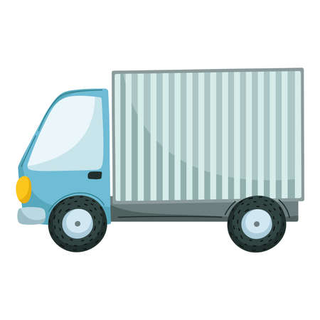 truck transport cartoonのイラスト素材