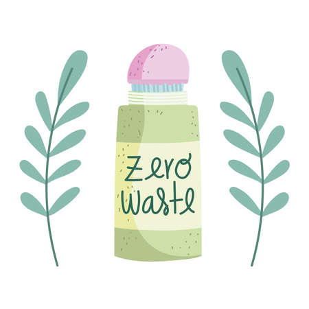 zero waste ecologicalのイラスト素材
