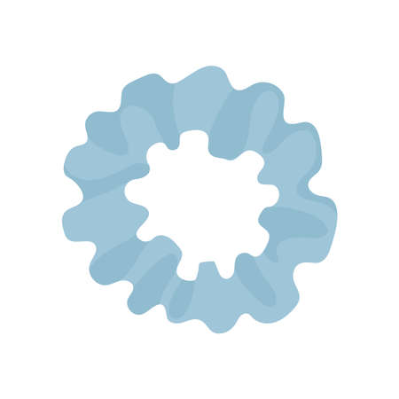 elastic band for hairのイラスト素材