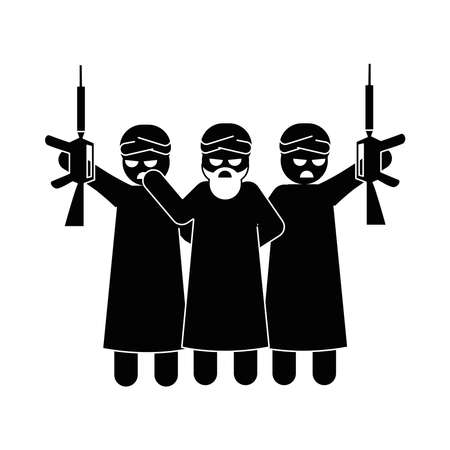 extremists fighter groupのイラスト素材