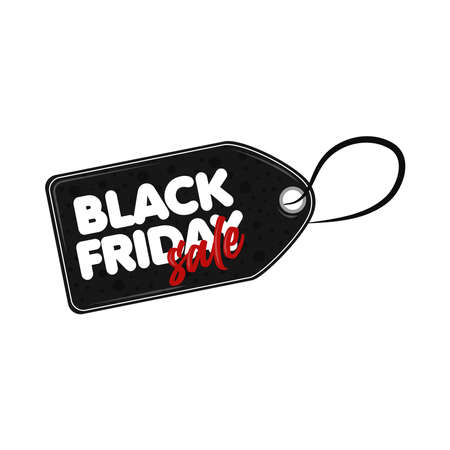 tag black fridayのイラスト素材