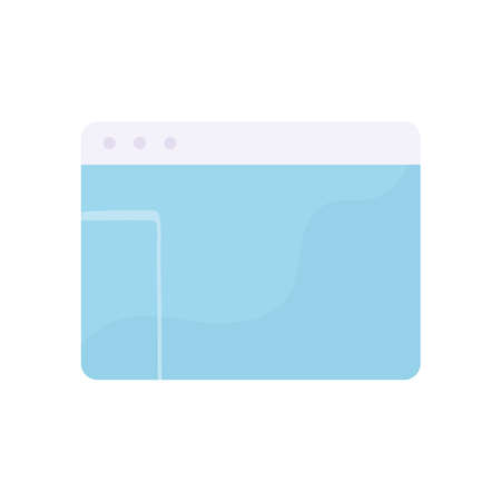 website blank templateのイラスト素材