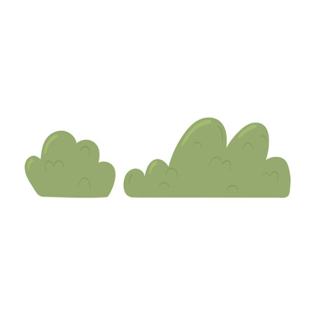 bushes nature foliageのイラスト素材