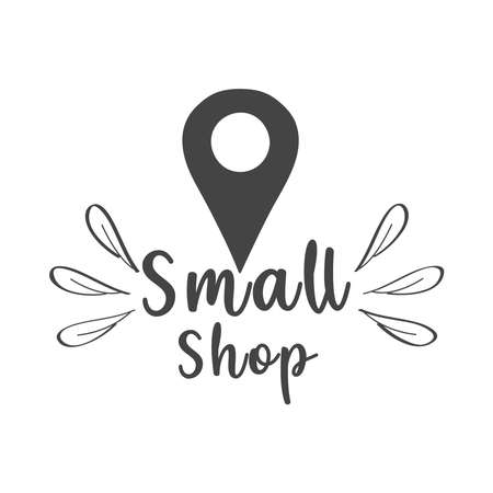 location small shopのイラスト素材