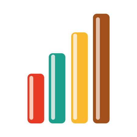 bar diagram statisticsのイラスト素材