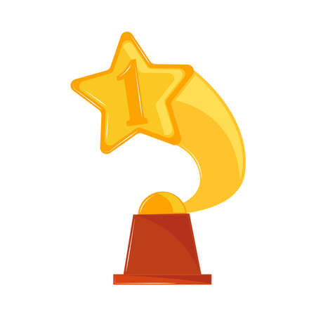 star trophy awardのイラスト素材