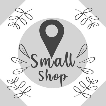small shop messageのイラスト素材