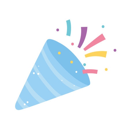 party horn celebrationのイラスト素材