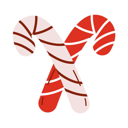 mint sweet sticksのイラスト素材