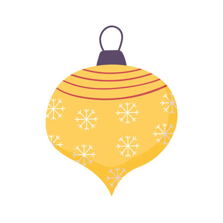 christmas golden ballのイラスト素材