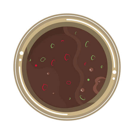 delicious chinese soupのイラスト素材