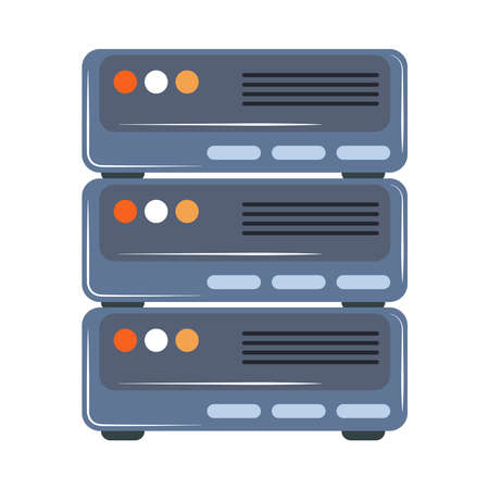 database center serverのイラスト素材