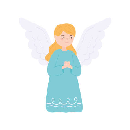 cute angel cartoonのイラスト素材