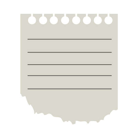 torn paper linedのイラスト素材