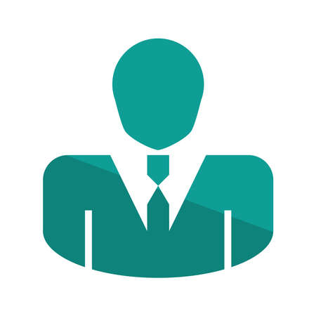pictogram businessman iconのイラスト素材