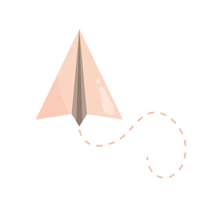 idea paper planeのイラスト素材