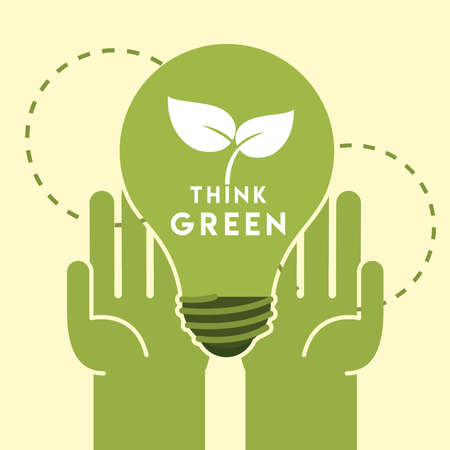 think green coneptのイラスト素材