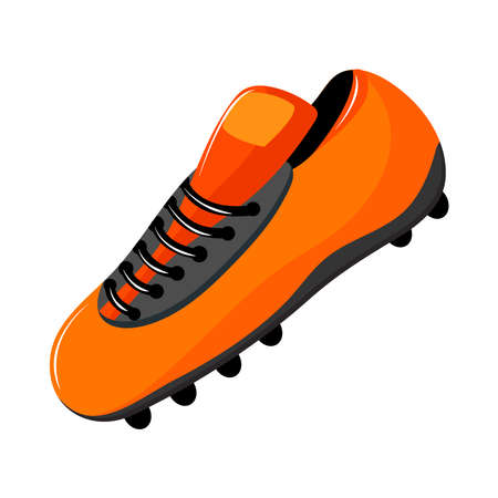 american football sneakerのイラスト素材