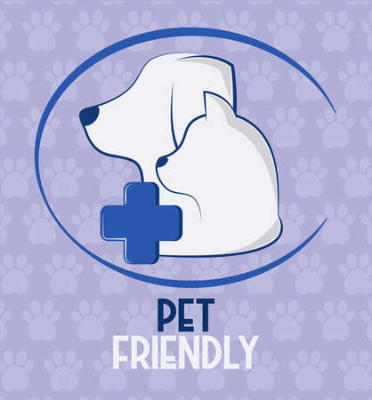 veterinary pet friendlyのイラスト素材
