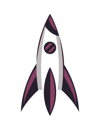 space rocket cartoonのイラスト素材