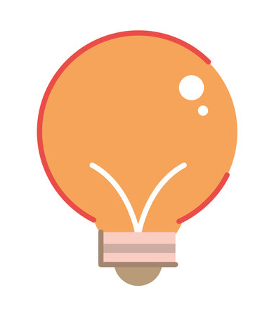 light bulb iconのイラスト素材
