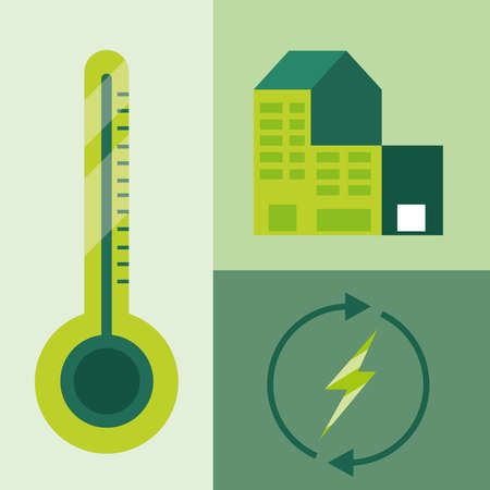 icons eco energyのイラスト素材