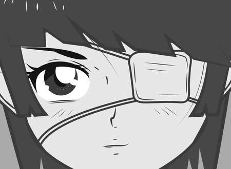 manga woman comicのイラスト素材