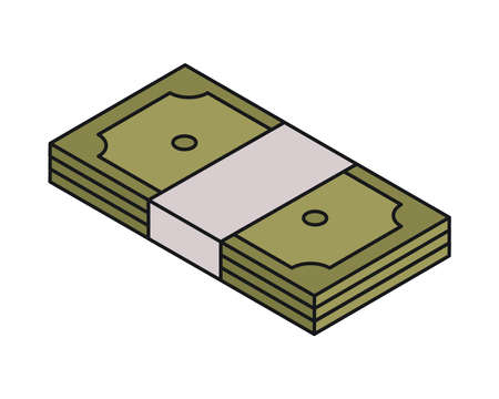 stack money cashのイラスト素材