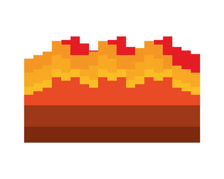 screen video game pixelのイラスト素材